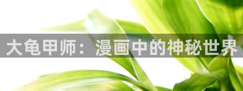 actout漫画漫蛙：大龟甲师：漫画中的神秘世界